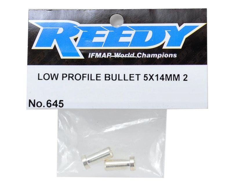 Reedy Stecker 5mm silber Low Profile