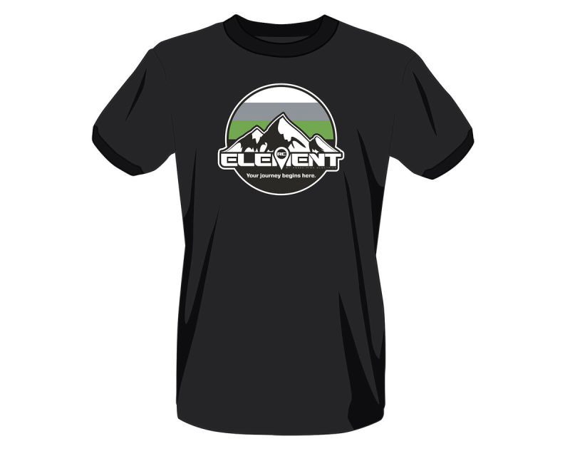 Element RC Circle Mountains T-Shirt schwarz 3XL ASC97067