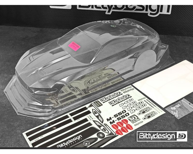 Bittydesign M-550 1/10 No Prep Drag Racing Karosserie