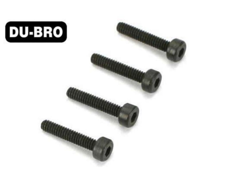 DU-BRO Screws 2mm x 4 Socket Head Cap Screws 4 pcs per package DUB2111