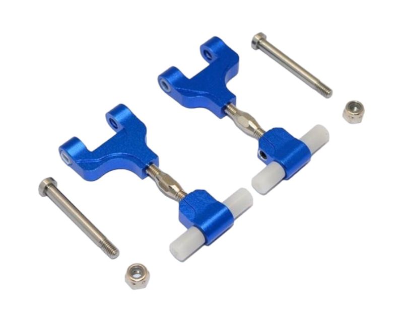 GPM Racing Alu Querlenker blau hinten oben für Tamiya TT02 GPMTT2057B