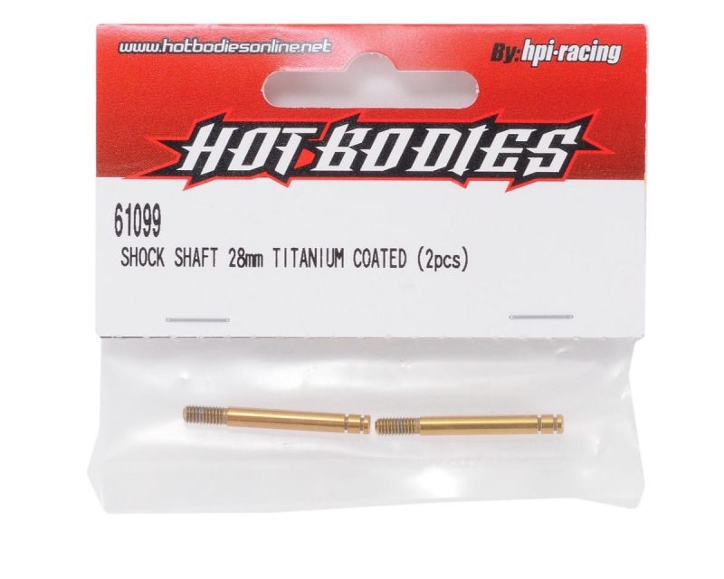 Hot Bodies Kolbenstange 28mm titanlegiert/2St/Cyc