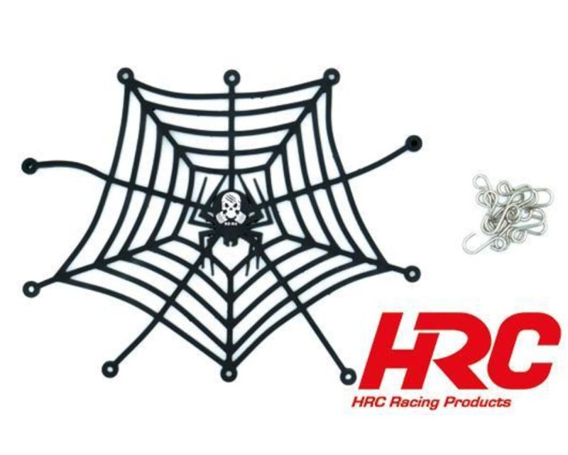 HRC Racing Spider Gepäcknetze Schwarz für Crawler 1/10 HRC25264BK