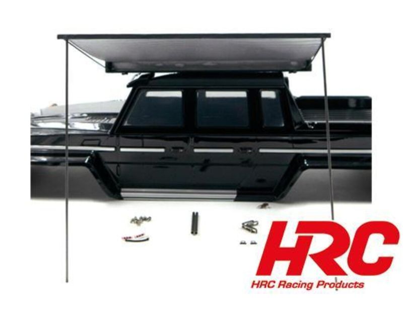 HRC Racing Metalldach Seitenzelt Schwarz für Crawler 1/10 HRC25265BK