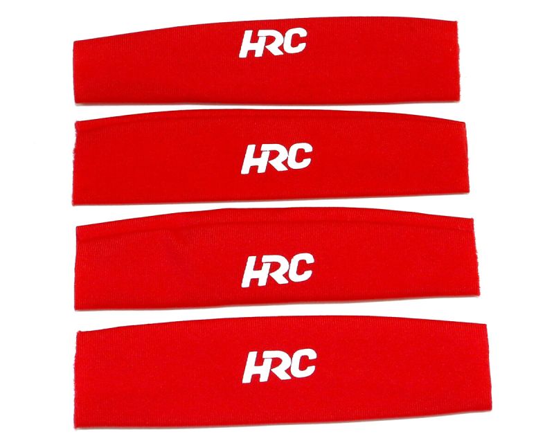 HRC Racing Tuningteile 1/10 Off Road Dämpfersocken 80x20-25mm Rot 4 Stück