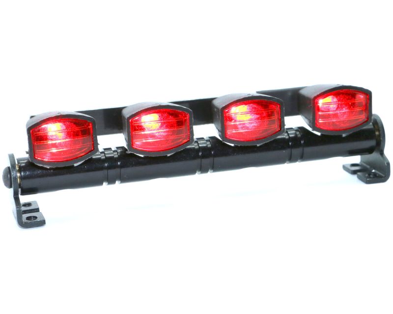 HRC Racing Lichtset 1/10 oder Monster Truck LED JR Stecker Dachleuchten Stange Typ A Rot HRC8724AR