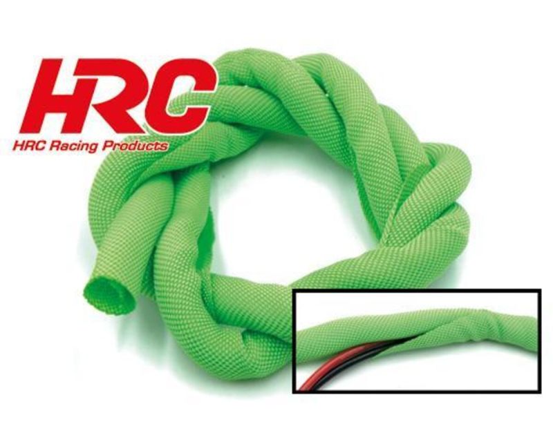HRC Racing Kabel Gewebeschutzschlauch WRAP Super Soft grün 13mm HRC9501PCG