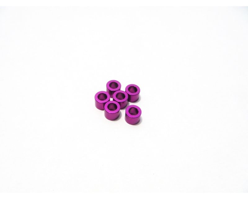 Hiro Seiko Distanzscheiben 3mm Alu 4.0mm purple HS-48489