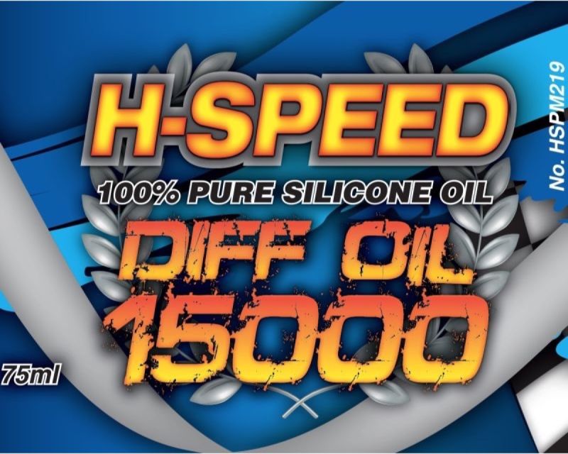 H-SPEED Silikon Differential Öl 15000 75ml HSPM219