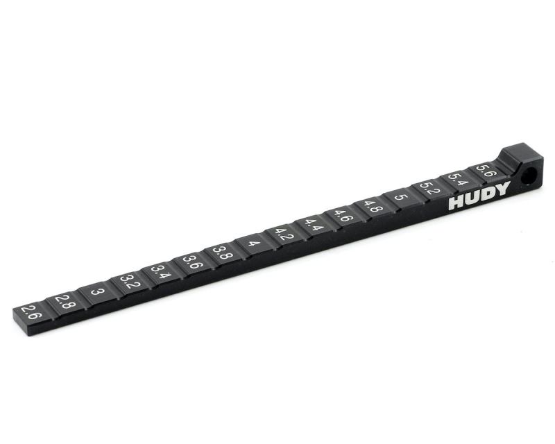 HUDY Alu Höhenlehre Ultrafine für 1:12 und Pro10 2.6 bis 5.6mm HUD107718