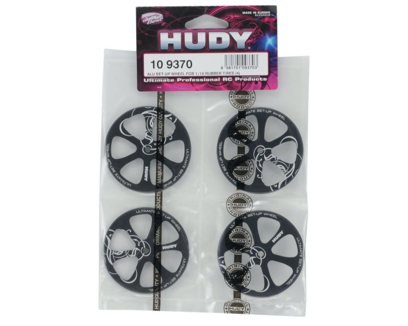 HUDY Alu Setup Wheels für 1/10 Tourenwagen
