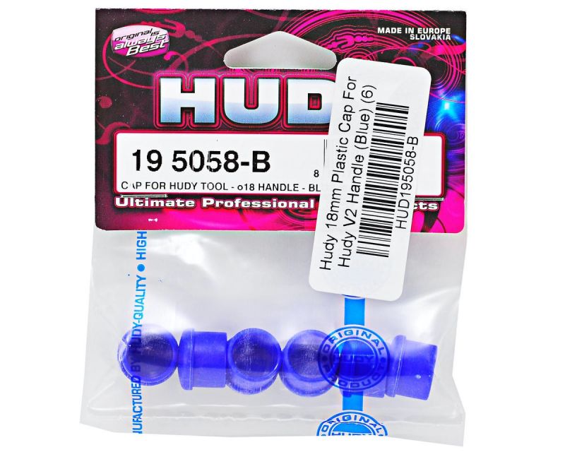 HUDY Griffkappen 18mm für Alu Werkzeuge blau