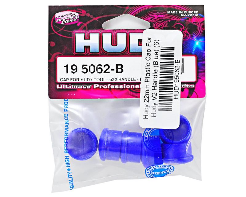 HUDY Griffkappen 22mm für Alu Werkzeuge blau