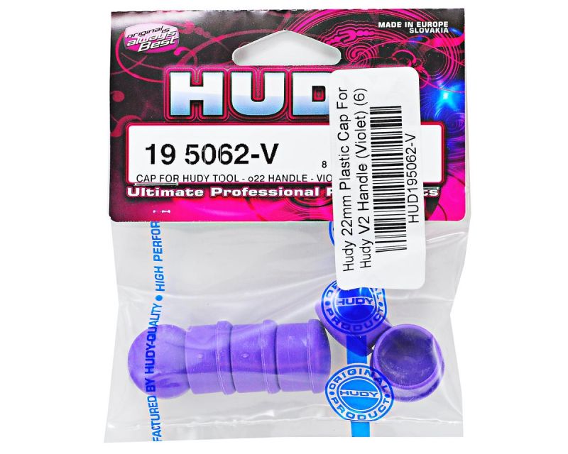HUDY Griffkappen für Alu Werkzeuge 22mm violett
