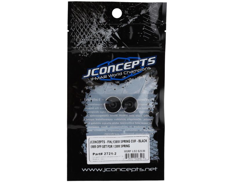 JConcepts Dämpfer Teiler 13mm schwarz 0mm Offset für Team Associated