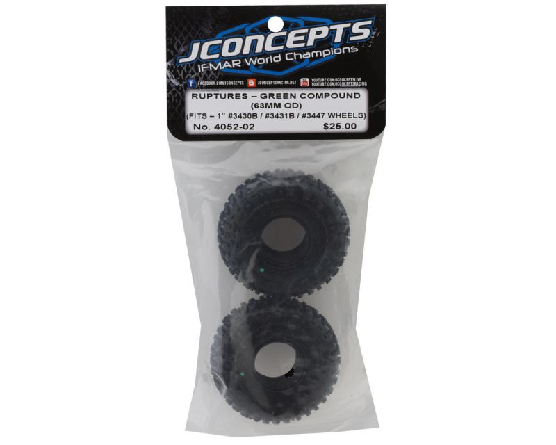 JConcepts Ruptures Reifen 1.0 grün für SCX24