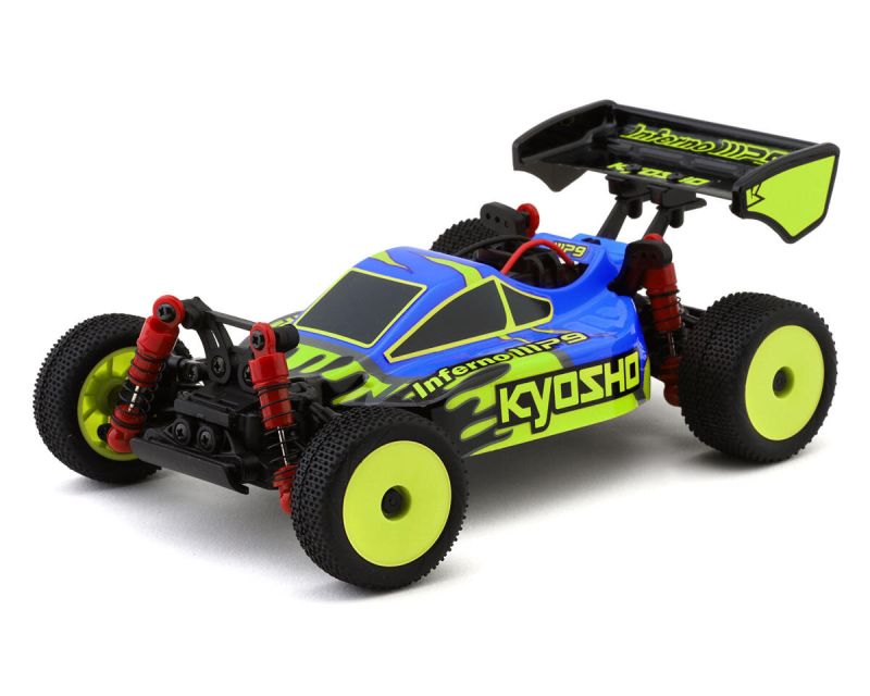 Kyosho Inferno MP9 TKI3 Mini-Z MB010 blau gelb KYO32093BLY