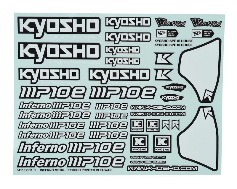 Kyosho Dekorbogen Inferno MP10e KYOIFD503