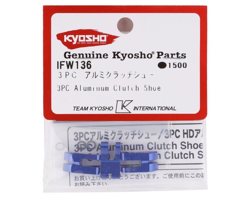 Kyosho Kupplungsbacken für 3 Backen 1:8 Kupplung Alu blau