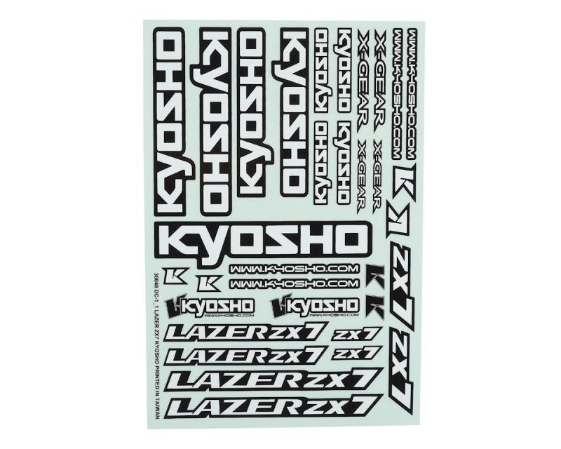 Kyosho Dekorbogen Ultima RB7 KYOLAD03