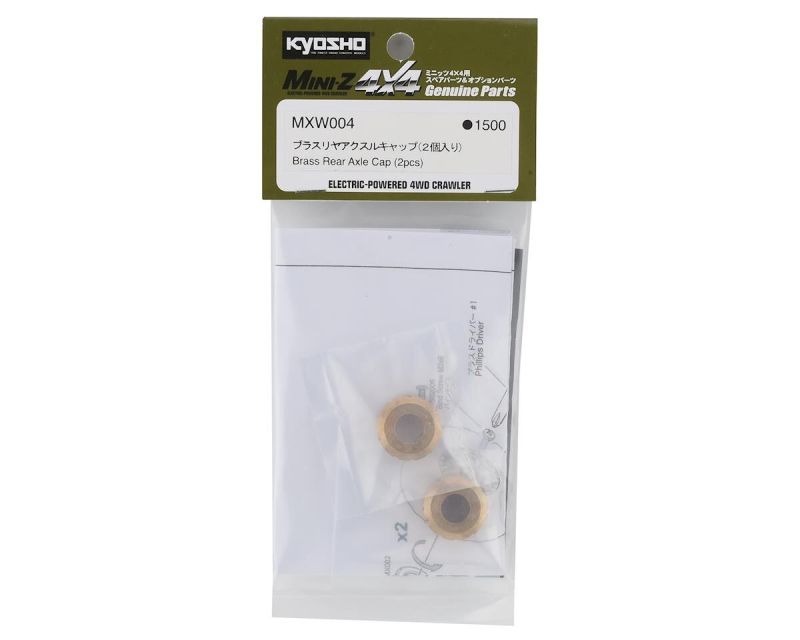 Kyosho Nabentragerhal Option Mini-Z 4x4 MX01 Messing hinten