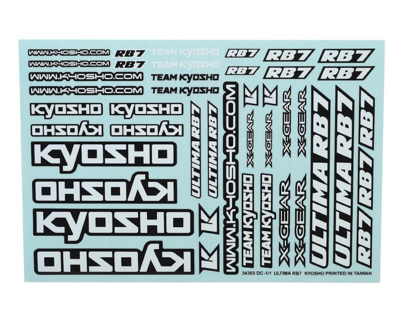 Kyosho Dekorbogen Ultima RB7 KYOUMD05