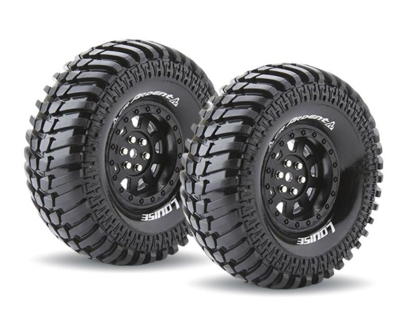 LOUISE CR-ARDENT Reifen 1.9 supersoft auf schwarzer Felge 12mm LOUT3232VB