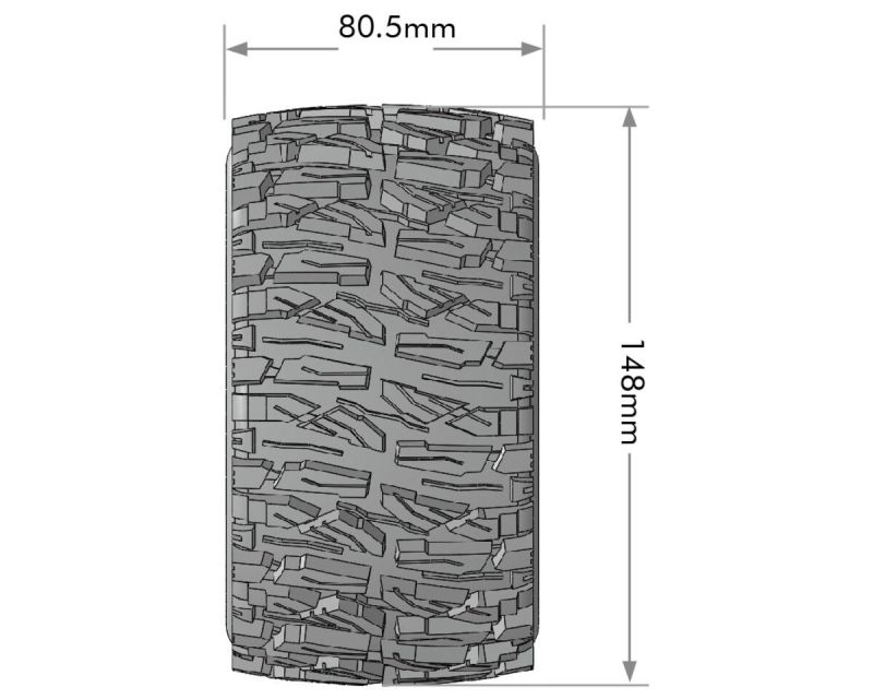 LOUISE MT Mallet MFT soft auf Felge schwarz 17mm mit tauschbare Radmitnehmer
