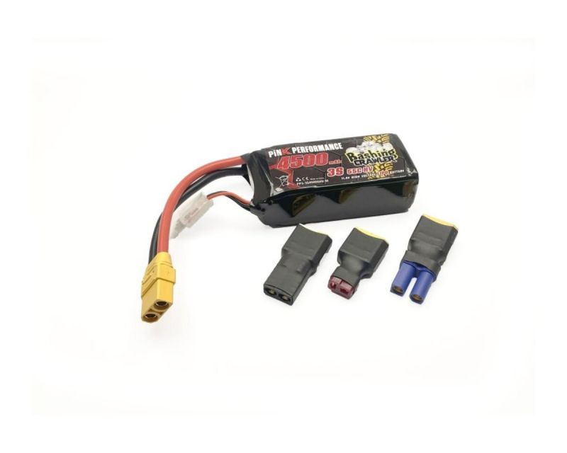 Pink Performance Bashing Crawler LiPo Akku 3S 11.4V 4500mAh 55C mit Multi Stecker PP3-3S4500SHV-M