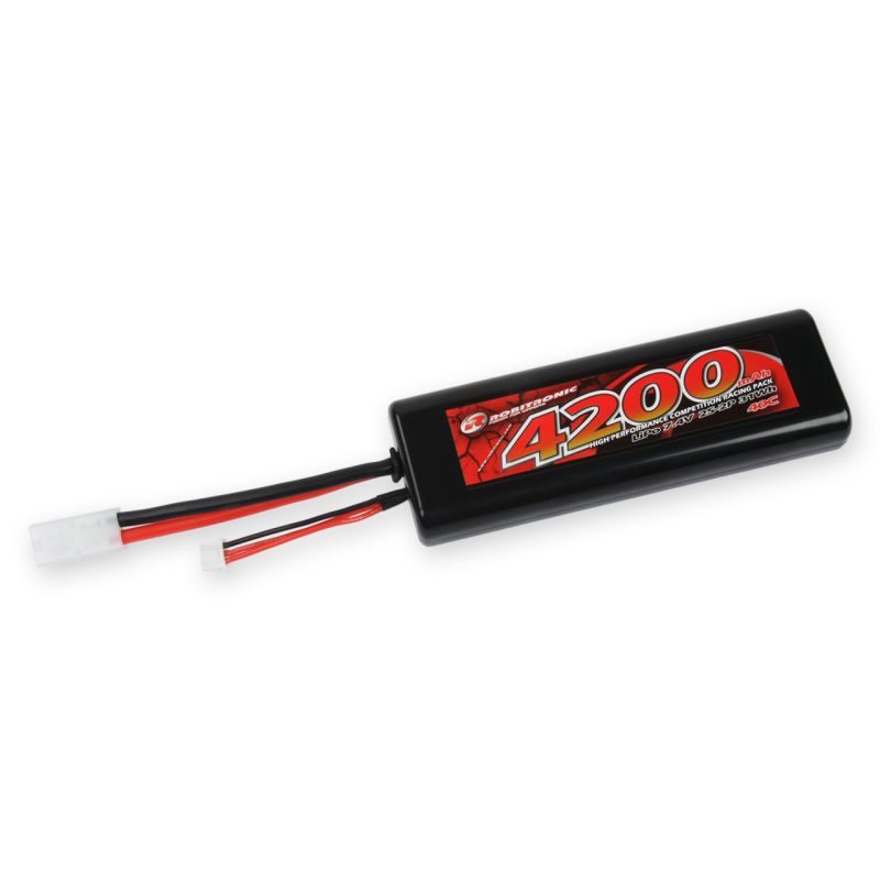 Robitronic LiPo 7.4V 4200mAh 40C 2S Stick Pack Tamiya R05231