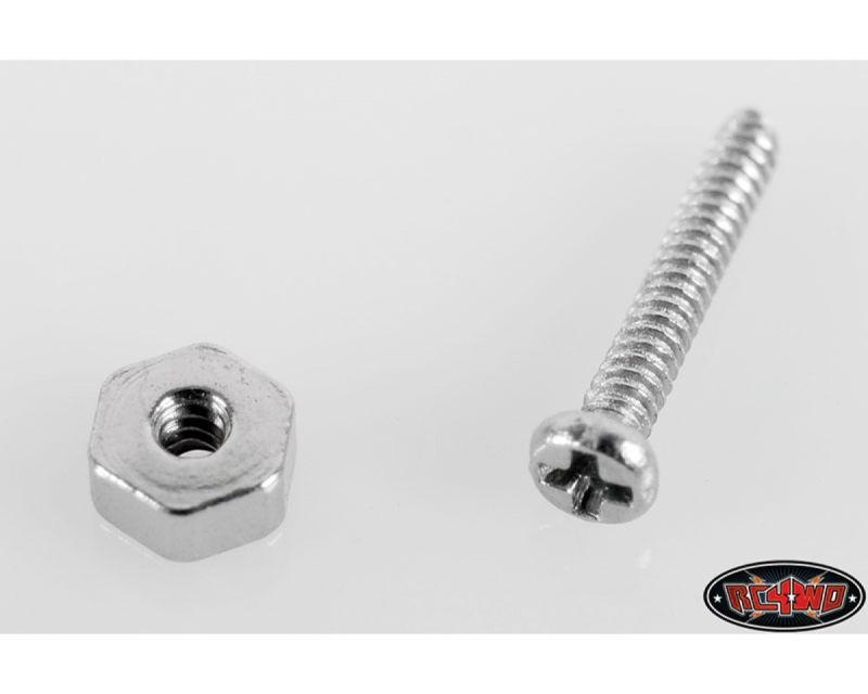 RC4WD 1mm x 6mm Machine Screw and Nut RC4VVVC0002