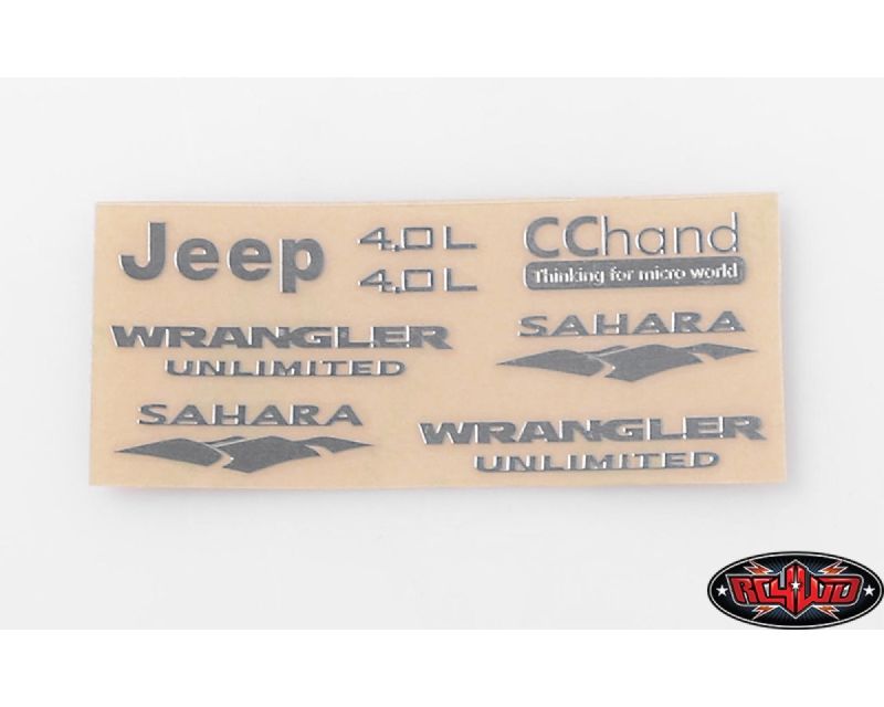 RC4WD Metal Emblems for Axial SCX10 Jeep Wrangler RC4VVVC0176