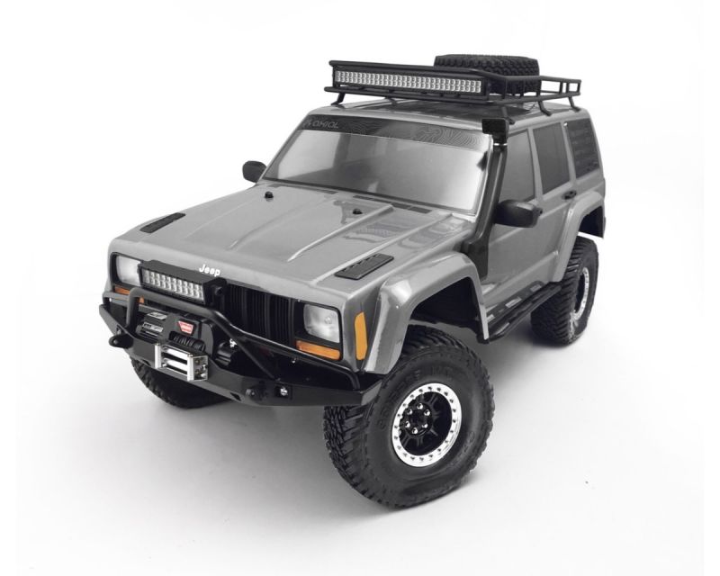 RC4WD Krabs Roof Rack Spare Tire Mount for Axial SCX10 II XJ Bl