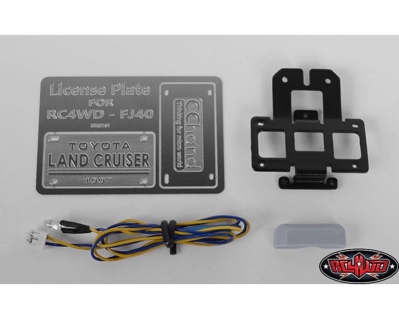RC4WD Rear License Plate System for RC4WD G2 Cruiser LED RC4VVVC0465