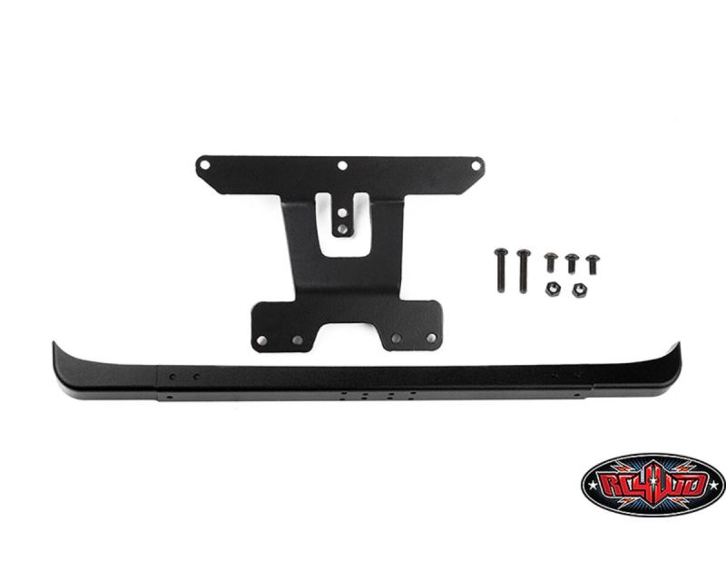 RC4WD Classic Rear Bumper for Trail Finder 2 Truck Kit LWB 1980 Toyota Land Cruiser FJ55 Lexan Body Set Black