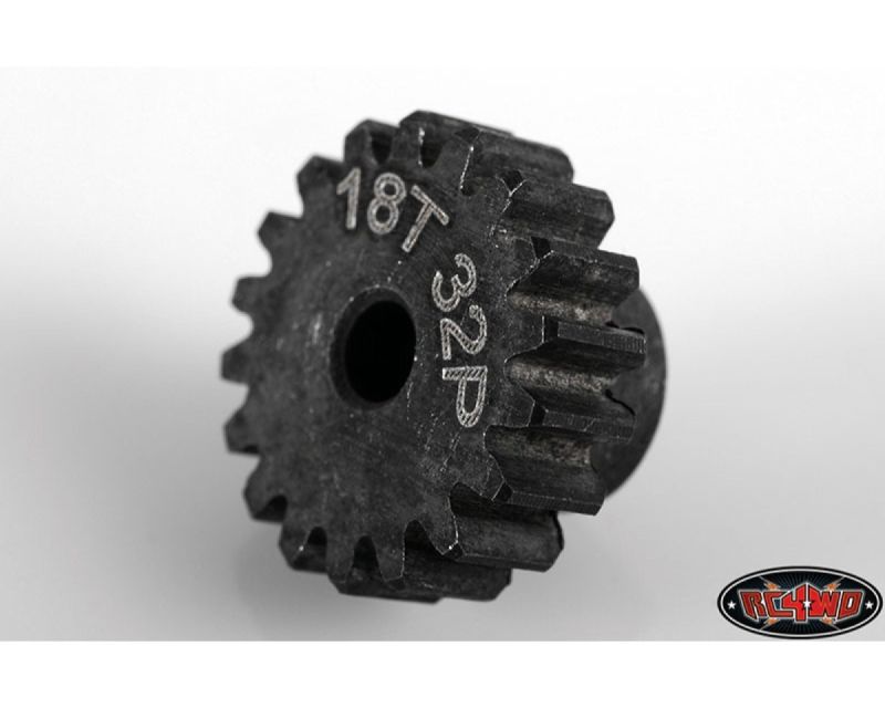 RC4WD 18t 32p Hardened Steel Pinion Gear RC4ZG0066