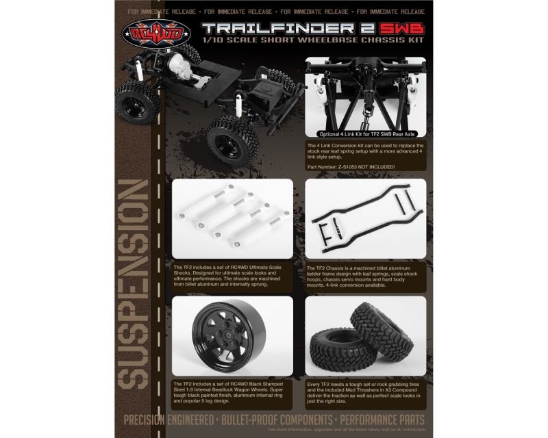 RC4WD Trail Finder 2 Truck Kit SWB