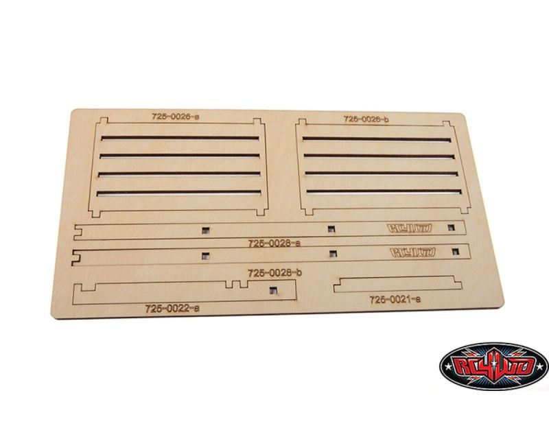 RC4WD 1/10 Wood Garage Shelves and Work Bench Set