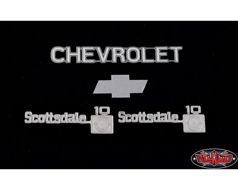 RC4WD Chevrolet K10 Metal Emblem Set RC4ZS0861