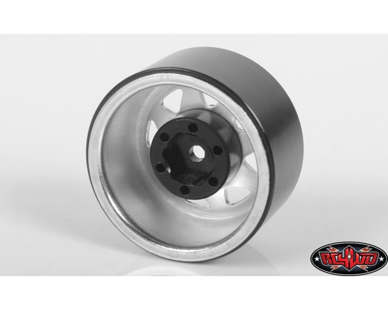 RC4WD Stamped Steel 1.0 Stock Beadlock Wheels Chrome