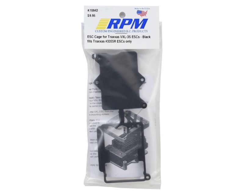 RPM Reglerkäfig schwarz TRX VXL-3S