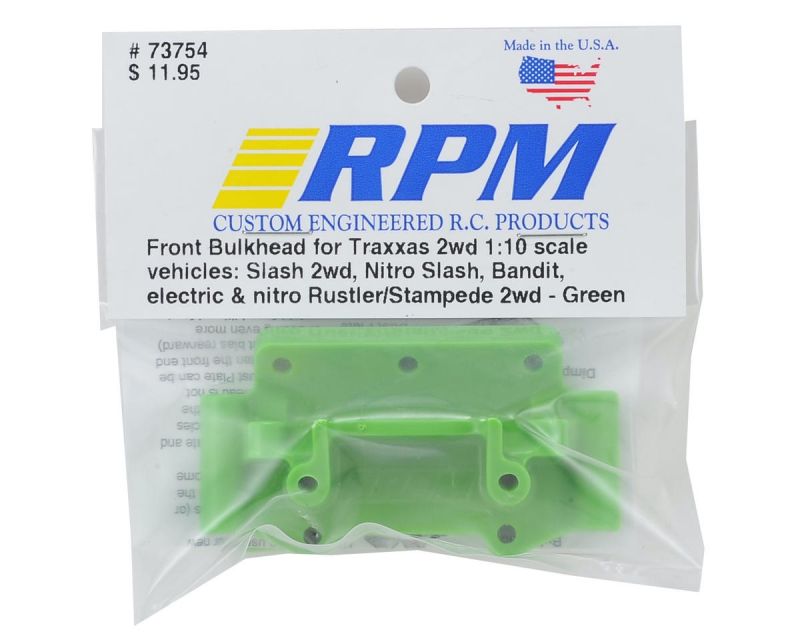 RPM Bulkhead vorne grün für TRX 2WD Modelle