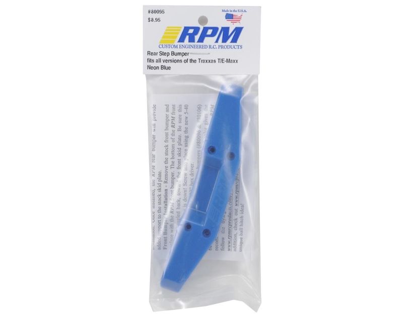 RPM Rammschutz E-Maxx hinten blau