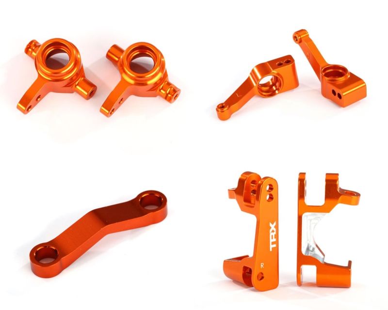 Traxxas Alu Upgrade Set Rustler 4x4 orange RUSTLER-4X4-ALU-SET-ORANGE