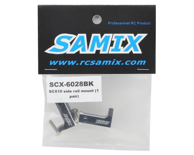 Samix Alu Seitenleistenschutz Befestigung schwarz für SCX10