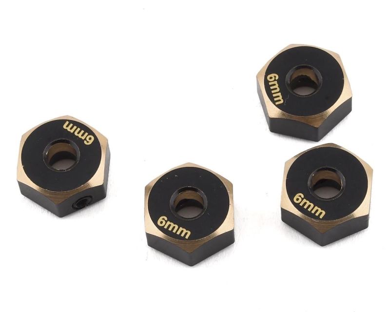 Samix Messing Radmitnehmer 6mm für SCX10-2 SAMSCX2-4063-6
