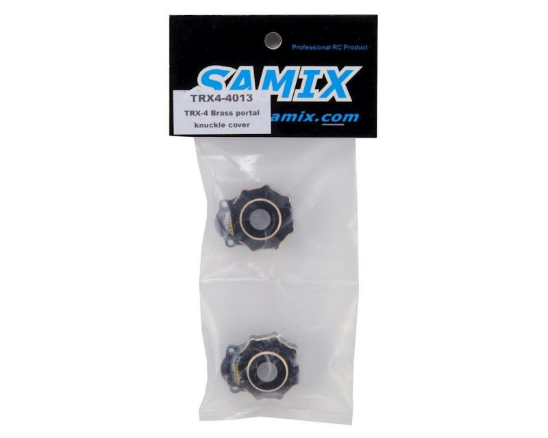 Samix Messing Portal Achsschenkel Gehäuse schwarz für TRX-4