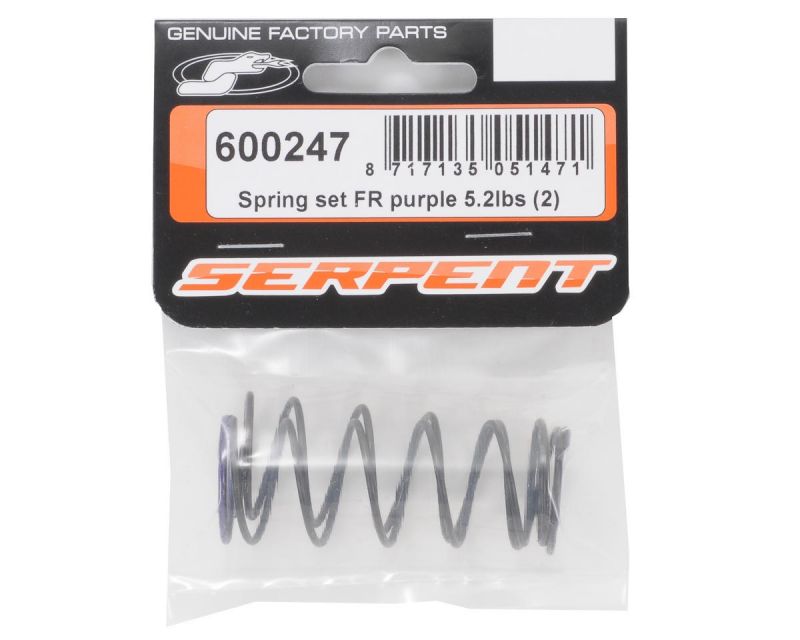 Serpent Federn-Set FR purple 5.2lbs