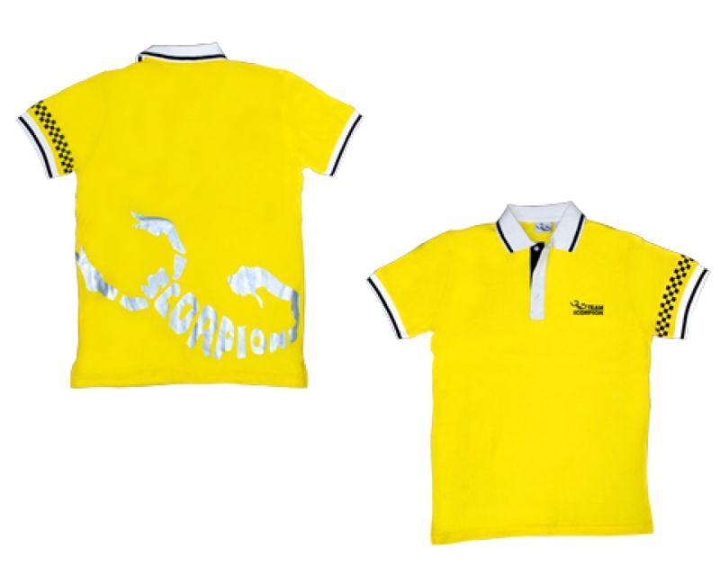 Scorpion Polo Shirt Yellow-S SP-TW009