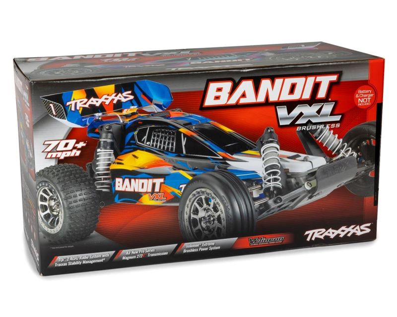 Traxxas Bandit VXL blau mit Magnum 272R Getriebe